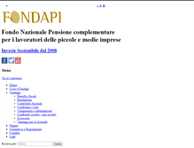 Tablet Screenshot of fondapi.it